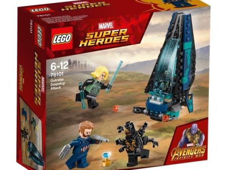 Lego Marvel Super Heroes Marvel Avengers Infinity War Outrider Dropship Attack Set Sale