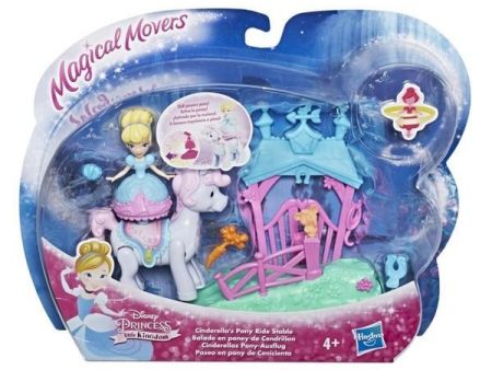 Disney Princess Little Kingdom Magical Movers Pony Ride Cinderella  s Stable Playset For Sale