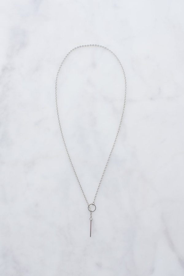 Silver Threader Necklace For Cheap